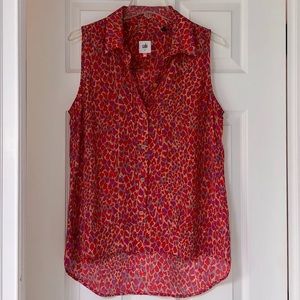 Cabi 3270 heartbreaker Sleeveless Button blouse